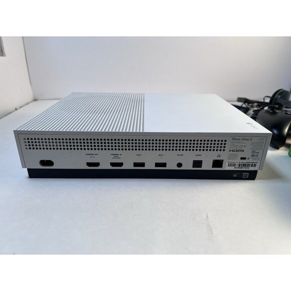 Microsoft Xbox One S 500GB 1681 - White + 4 Games & More - Tested - Picture 8 of 12